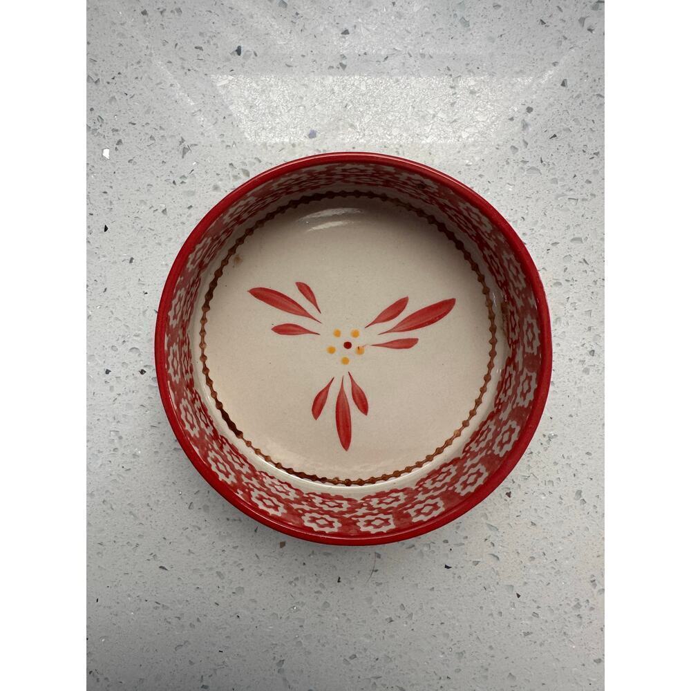 Temptations by Tara Old World Red" ramekin 24 oz - Picture 3 of 4